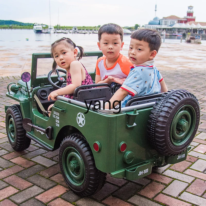 Cx Super Grote Dubbele Stoel Off-Road Jeep Kinderen Elektrische Auto Vierwielige Off-Road Baby Afstandsbediening Speelgoedauto