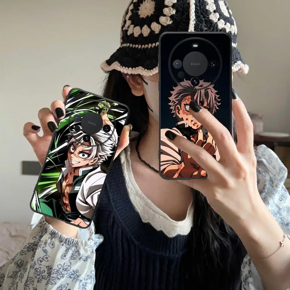 

Demon Slayer Sanemi Phone Case for Huawei Mate 60 50 40 30 20 10 Pro Plus Lite E 5G Colour Printing Protective Pretty Cellphones