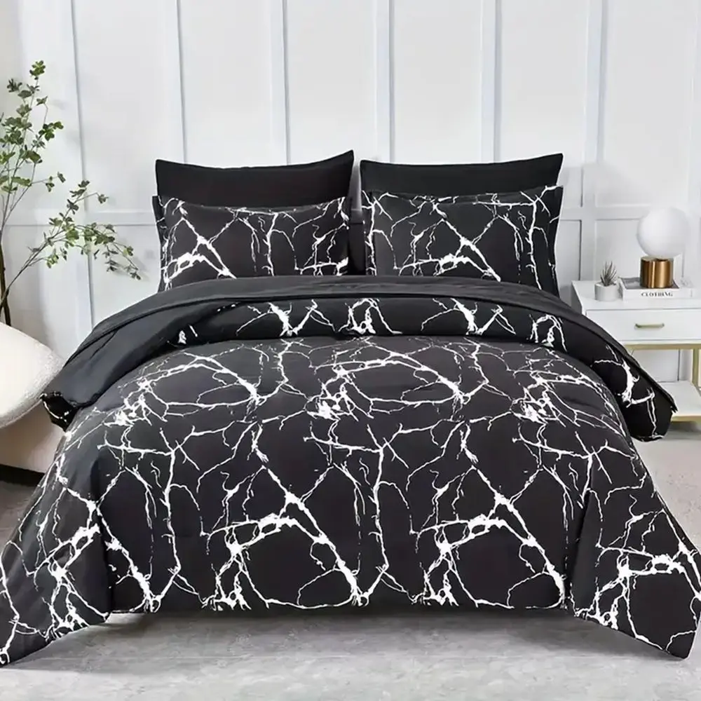 

Regular version ​​JiaoJiao JianYing 3-Piece King Duvet Cover Set, Wrinkle Resistant, Microfiber, Hotel Luxury Bedding, Butto
