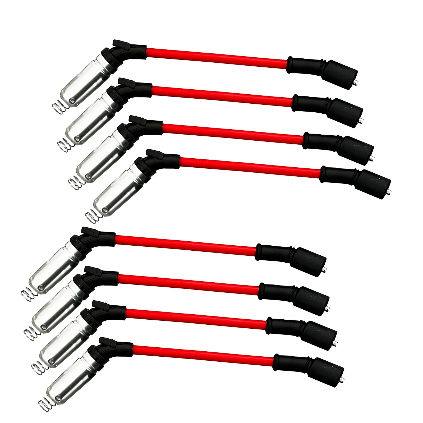 BONTO 10.2mm Spark Plug Ignition Wire Cable For 2000-2009 CHEVY GMC Cadillac V8 Replace 48322R  2000208  M8-48322