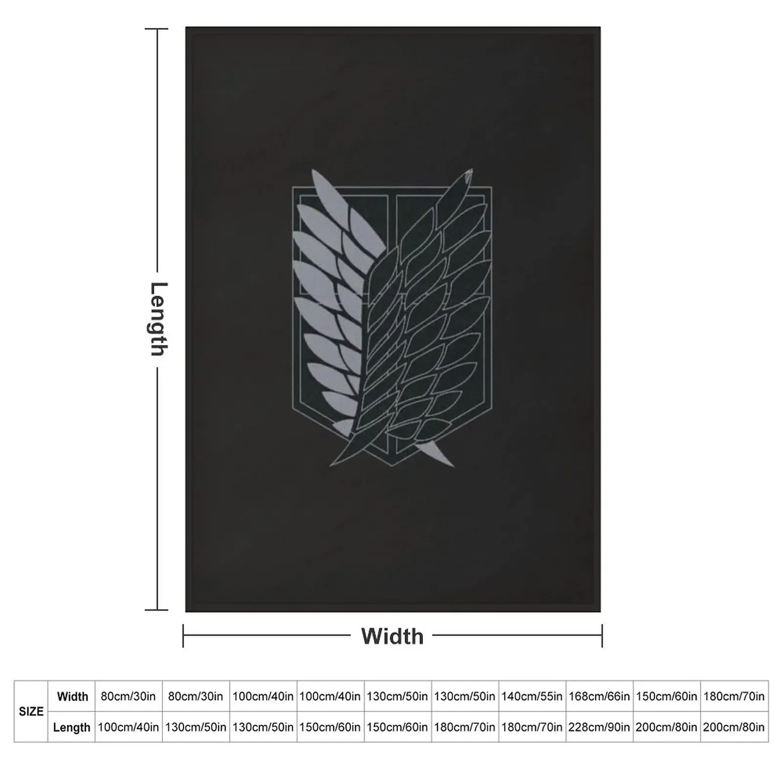 Exploration Battalion - SNK - B&W Classic Throw Blanket Custom Fashion Sofas Soft Beach For Baby Blankets