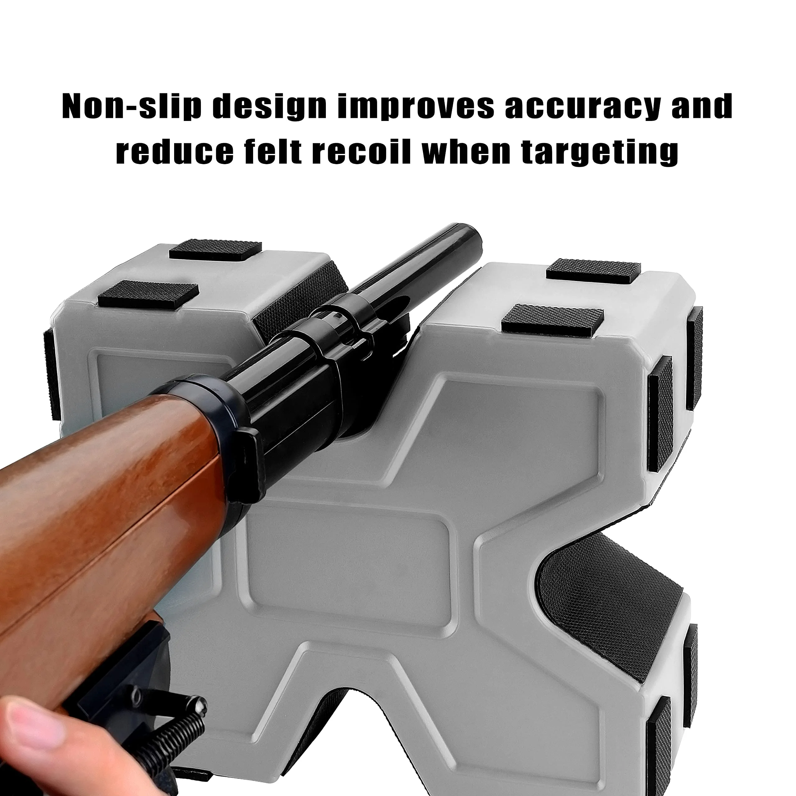 Shooting Rest Non-Slip Block Bench Rest for Rifle Pistol Surface Water Resistance For Shot Stabilization and Sighting in Rifles