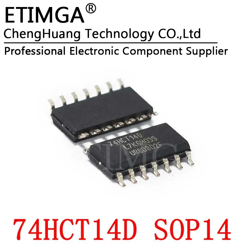 5PCS/LOT 74HCT14D,653 SOP14 Hexagonal Inverter Schmitt Trigger