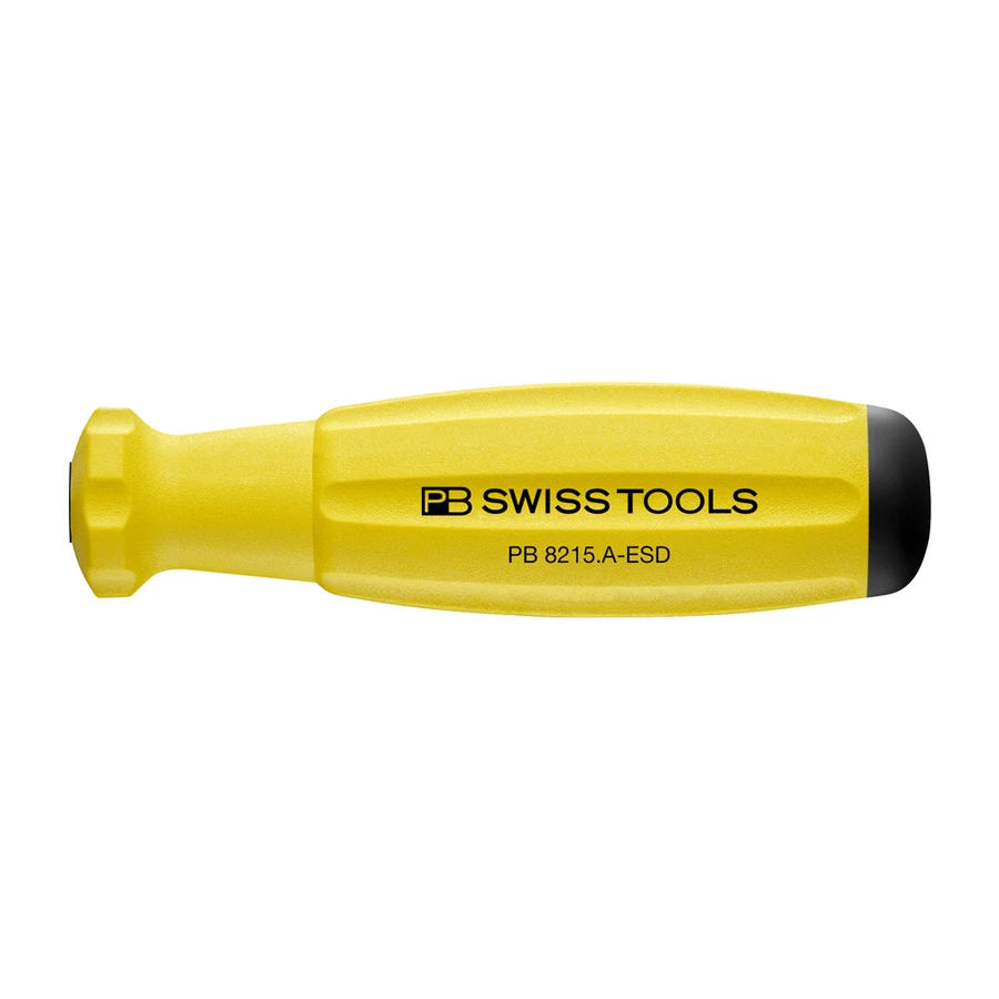 PB SWISS TOOLS ESD Screwdriver Handle for PB 215 Bits 105mm Screw Driver Bit Holder PB 8215 A ESD