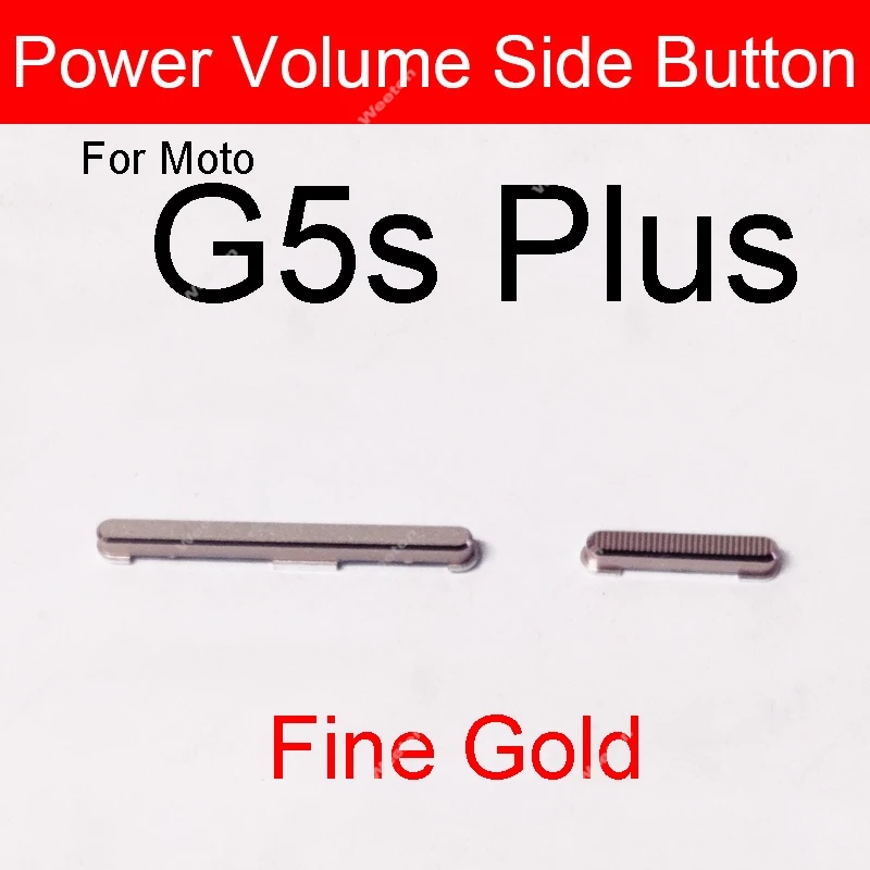 ON / OFF Power Button + Volume Side Key For Motorola Moto G5 G5s Plus G4 Plus G4 Play Power Volume Switch Key Repair Parts