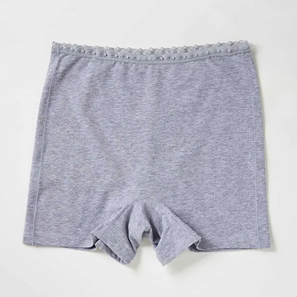 Mutandine mestruali assorbenti l'umidità Mutandine mestruali a prova di perdite con finiture in pizzo a doppio strato per donne alte per mestruali