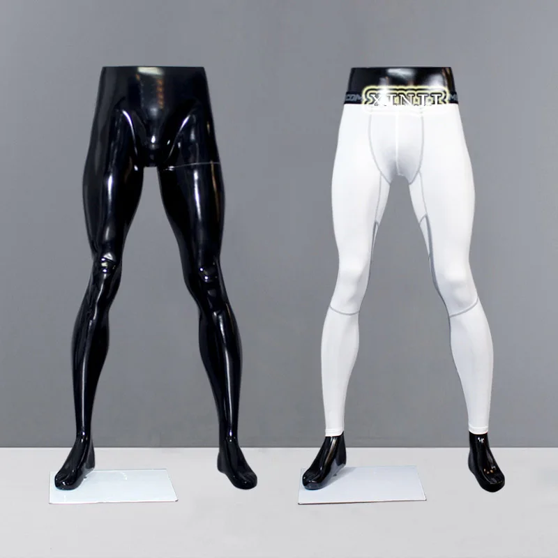 NEW Jeans Muscles Mannequin Cool Lower Half Model Pants White Black For Display