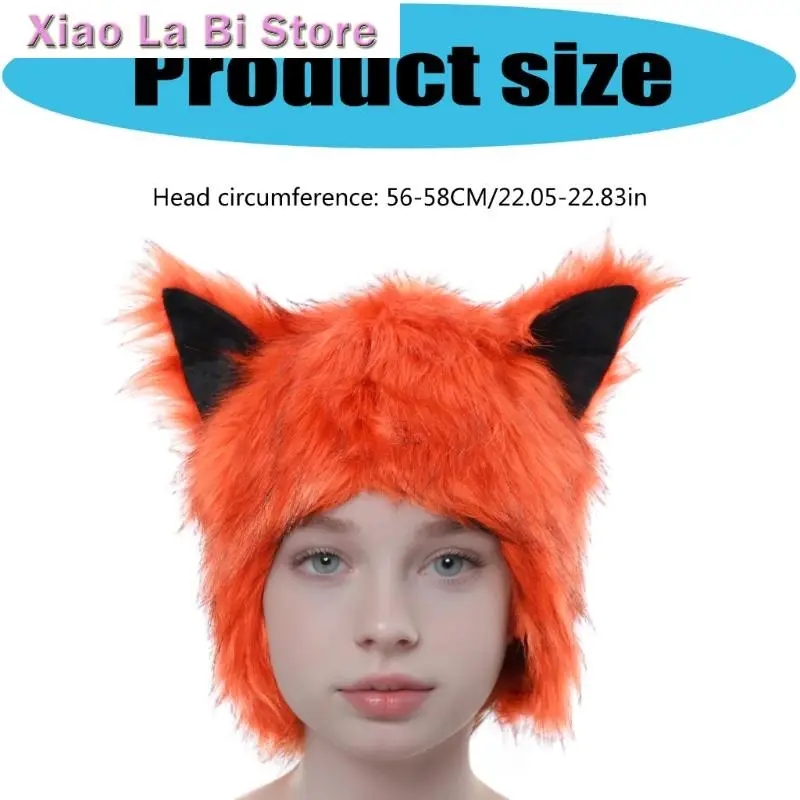 XXFD 인기 귀 모자 코스프레 파티 따뜻한 봉제 귀고리 모자 할로윈 의상 소품
