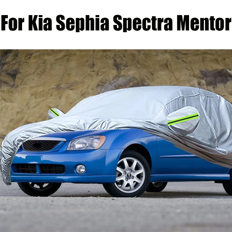 Full Car Cover For Kia Sephia Spectra Mentor Anti-UV Sun Shade Snow Rain Ice Dust Resistant Waterproof Auto Cover
