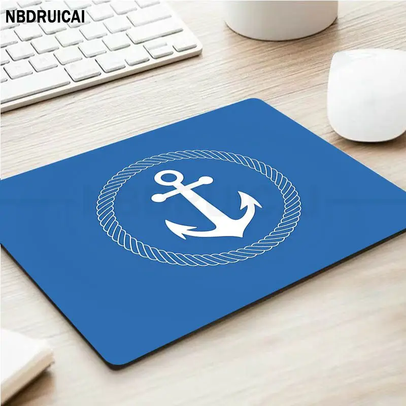 Anchor Boat 20x25cm Cartoon Anime Gaming Mouse Pad Keyboard Mouse Mats Smooth Company Padmouse Desk Play Mats