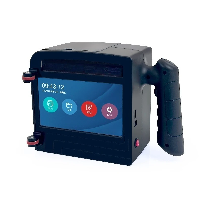 Newest 4 Head Nozzle Handheld Inkjet Printer Big Characters 7 Inch Touch Screen Printing Machine
