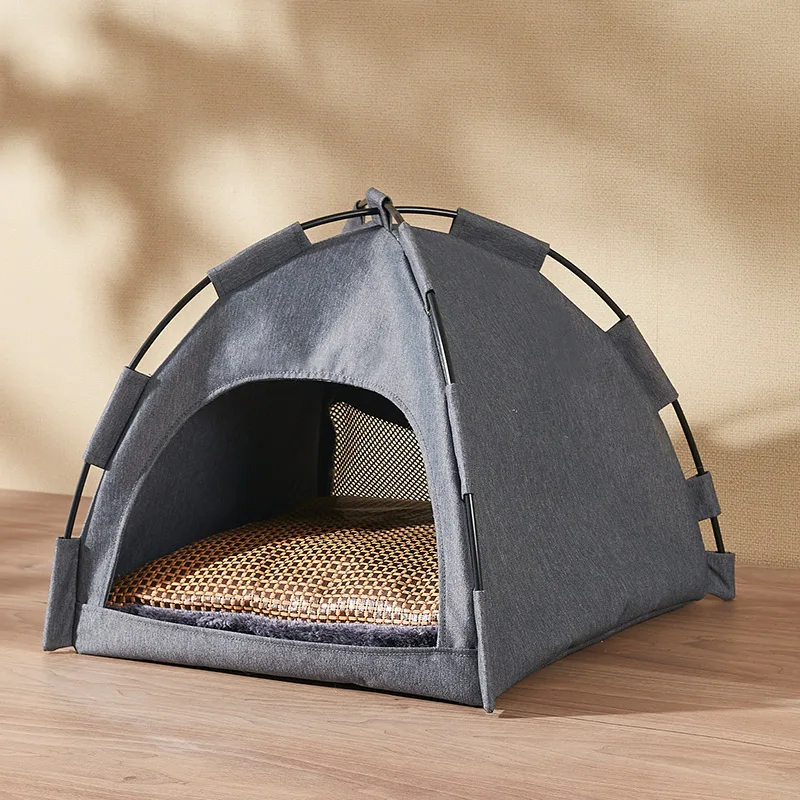 

Cat nest tent Kennel four seasons dismantling and washing cat tent semi-closed security can be dismantled and washed pet tent