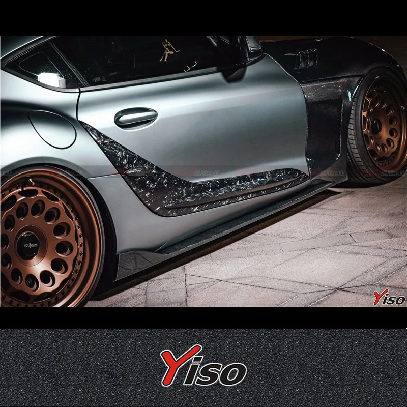 Suitable for SUPRA A90 OEM Side Skirt Modified encirclement Carbon fiber Aerodynamic kit SUPRA A90 OEM Lower Side Skirt