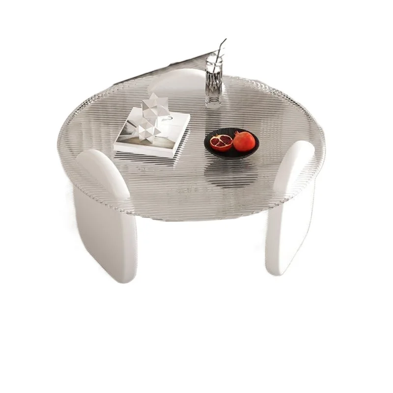 

coffee table small apartment light luxury modern tea table simple creative tempered glass coffee table combination