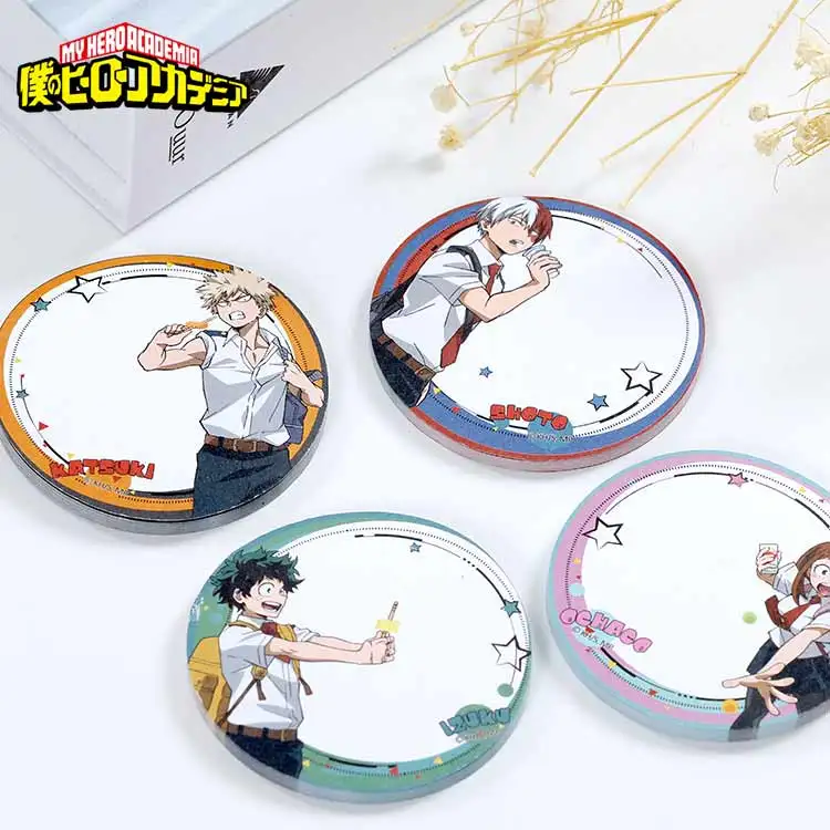 My Hero Academia Unisex Midoriya Izuku Bakugou Katsuki Todoroki Shoto Autorización oficial de China Message Post Sticky Note