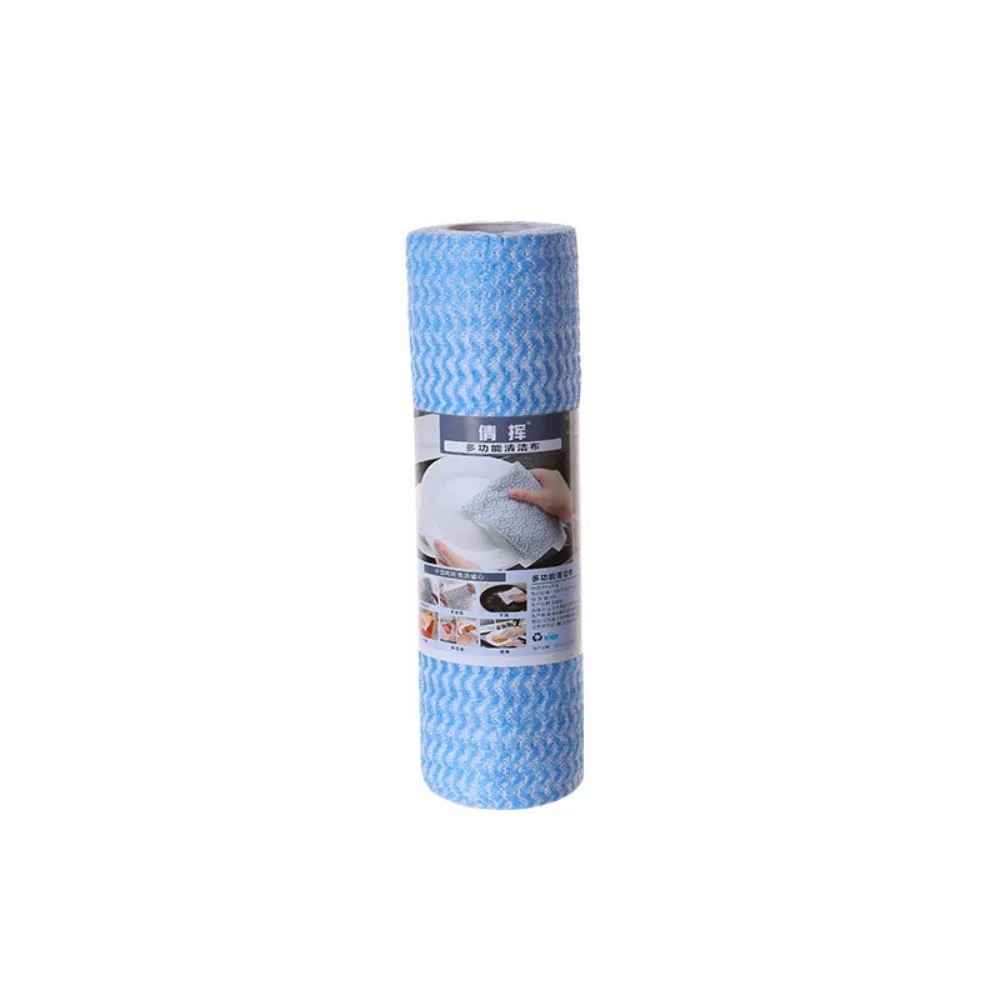

40PCS/Roll Reusable Cleaning Cloths Thicken Napkins Tableware Lazy Dishcloth Rag Strong Absorbent Non-woven Towel