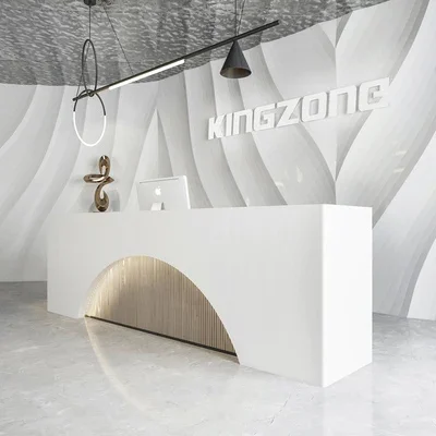 

# Simple And Modern Company Front Desk Cash Register Counter Business Department Beauty Salon Chinese Grille #