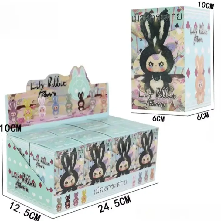 

Baby Three Lily Rabbit Town Series 1:1, реплика версии, виниловая игрушка, загадочная глухая коробка, украшение для рабочего стола, изысканная кукла, кулон, подарки