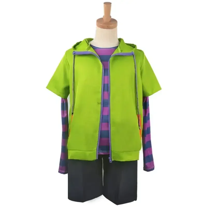 Hn8 anime chinen miya cosplay traje sk8 o infinito cosplay uniforme esporte roupa com capuz cauda luvas peruca dia das bruxas 4dc