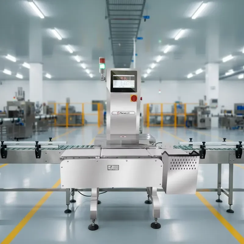 Stainless Steel LCD Touch Display Bench Scale Check Weigher Weighing Machine for Food Processing Textile Plastic Industries