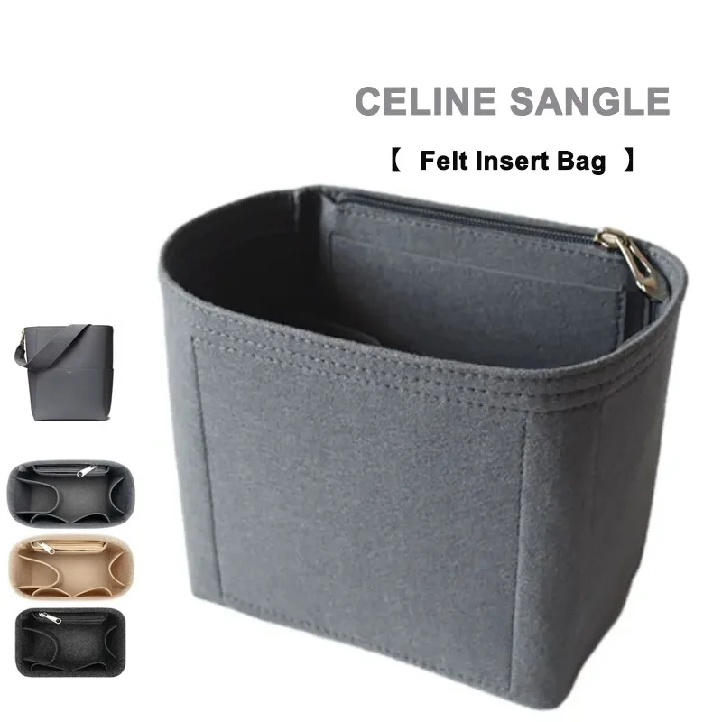 Fits For Sangle Bucket Felt Insert Bag Organizer Makeup Bag Organizer Insert Bag Organizer Insert Travel Cosmetic Bag