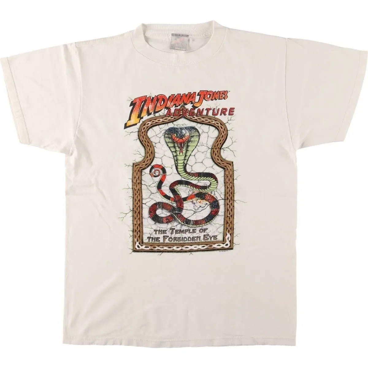 تي شيرت Vintage Keehn Scenes Inc. INDIANA JONES ADVENTURE Movie مصنوع في الولايات المتحدة الأمريكية