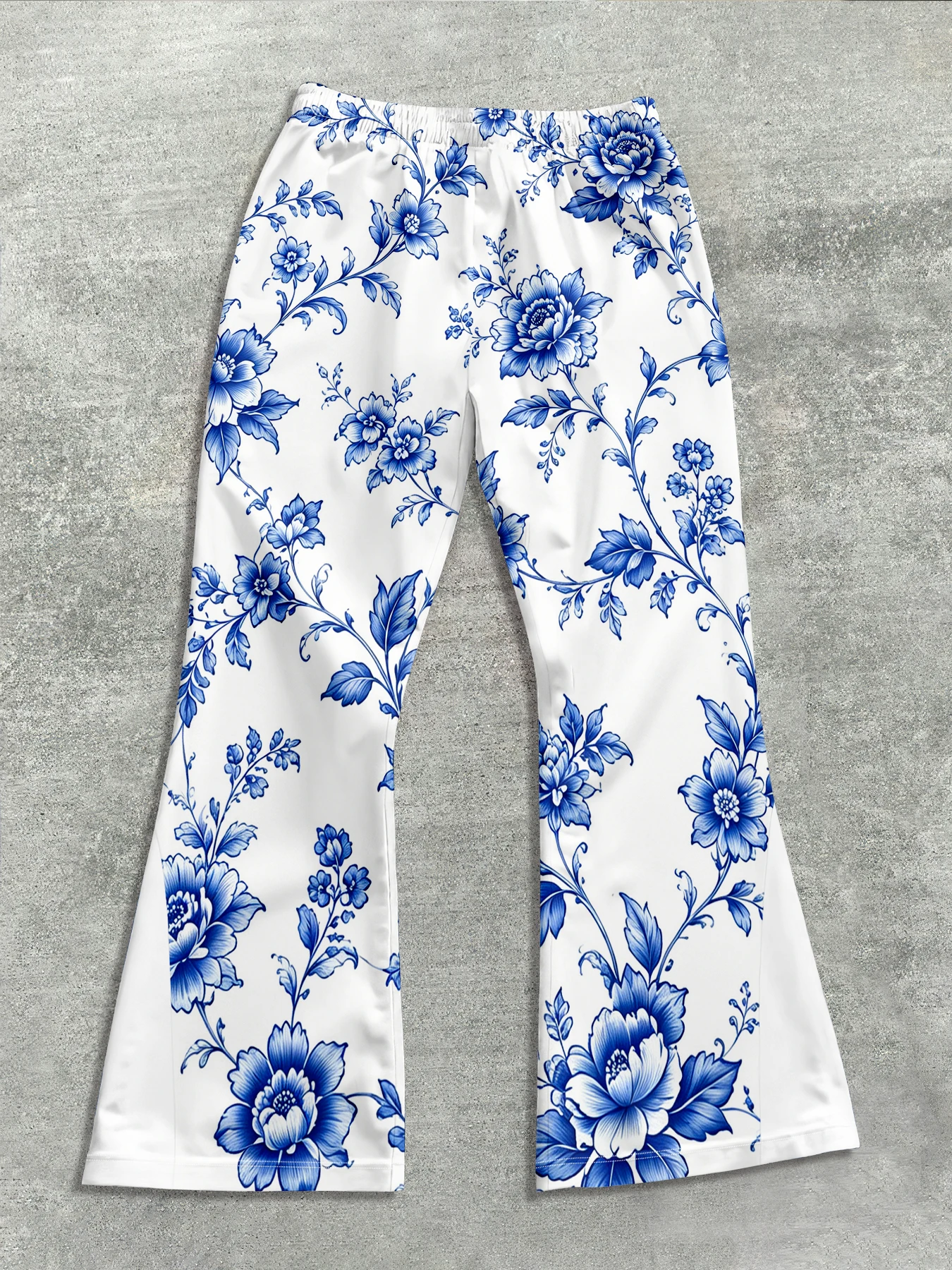 E-Girl E-Boy Y2K 3D Full Print Bell Bottom Flared Sweatpants Unisex Loose Mid Waist Hip Hop Street Casual Trousers
