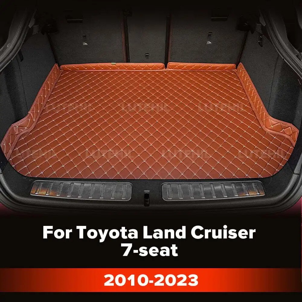 

Для Toyota Land Cruiser 7-местный коврик для багажника автомобиля 2010-2023, защитный коврик для багажника, автомобильные аксессуары для интерьера