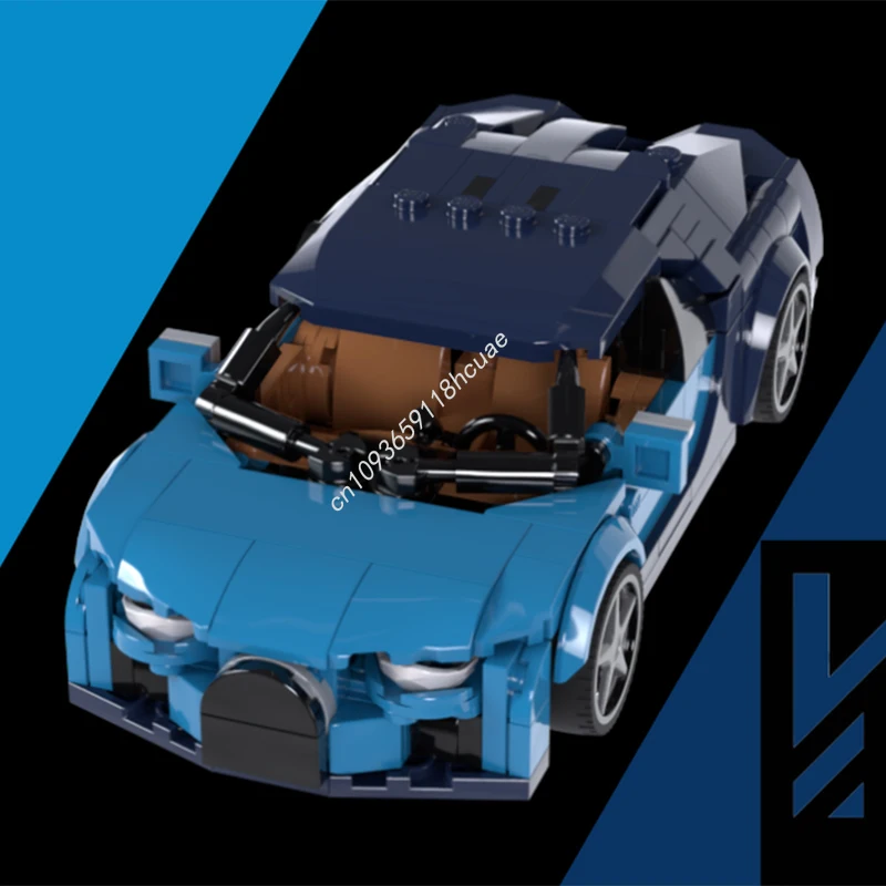 

357pcs MOC Bugatties Chiron City Champions Super Car Building Blocks creative Christmas toy Gift idea Education Brick Children