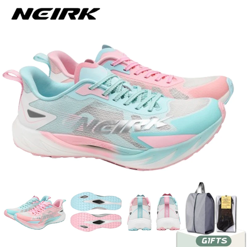

NEIRK профессиональные марафонские кроссовки с полной ладонью и карбоновой пластиной для мужчин, противоскользящие сверхлегкие спортивные спортивные кроссовки с отскоком