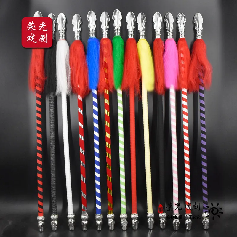 Opera  Red Scarf Spear  Flower Spear  Stage Performance Female Role  Dao Ma Dan Single-headed Spear Play, Peking Opera