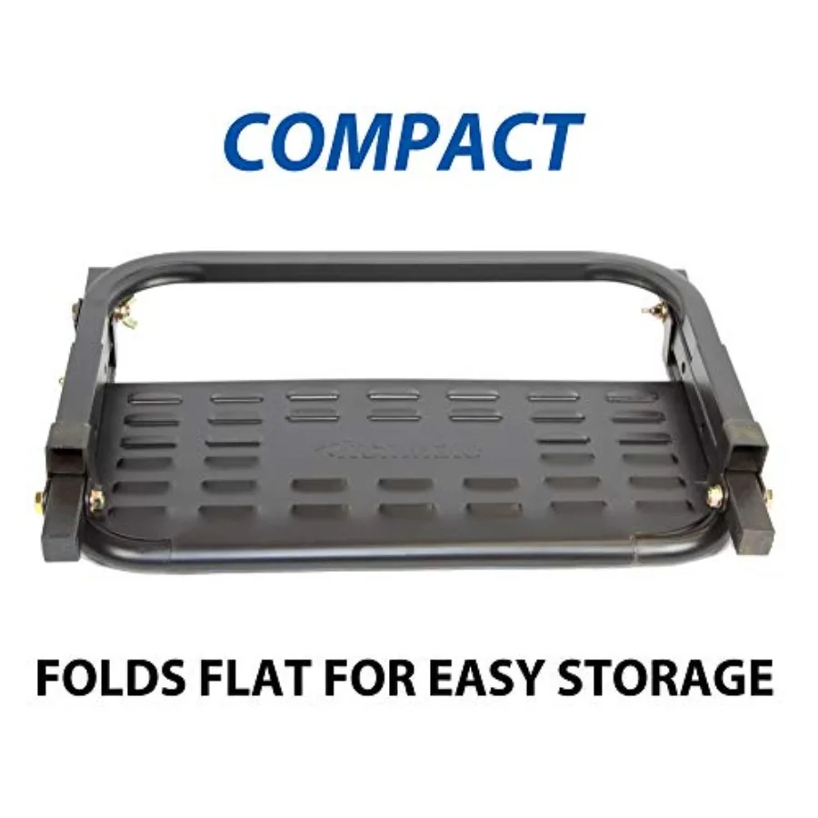 บันไดยาง Hitchmate สำหรับรถพ่วง: ดีไซน์อะลูมิเนียมทนทานพร้อมพื้นผิวกันลื่นและติดตั้งง่าย เหมาะสำหรับการใช้งานนอกสถานที่