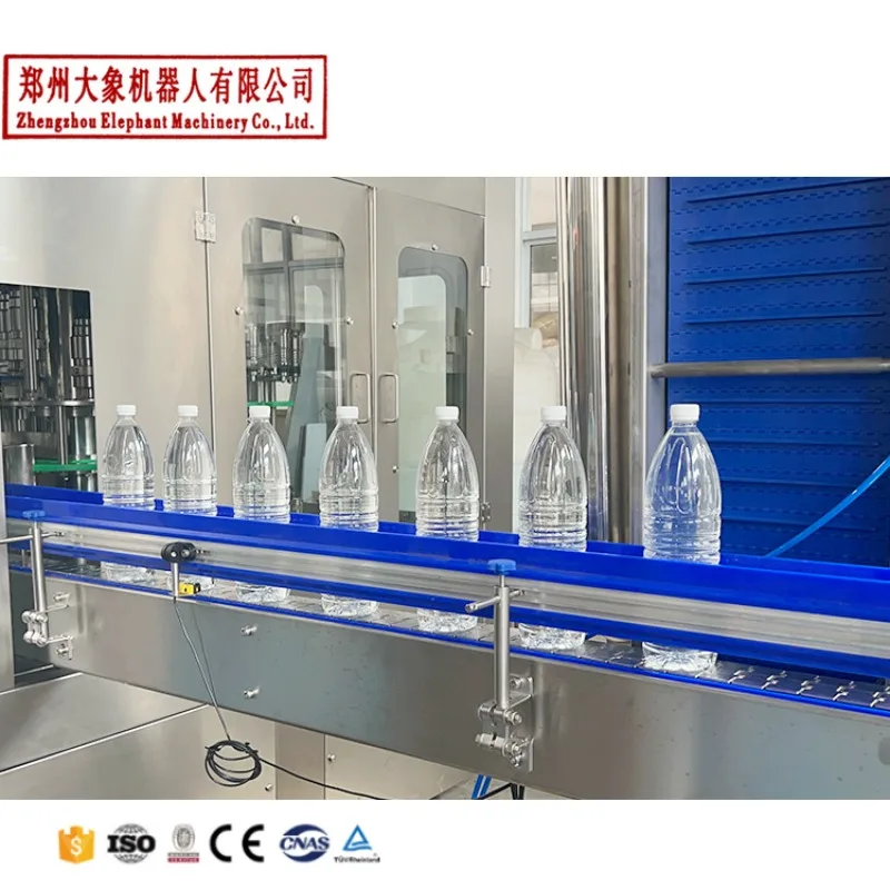 High-Precision Water Production Line Full Automatic 3 in 1 Pet Bottle Rinsing Liquid Filling Capping Machine