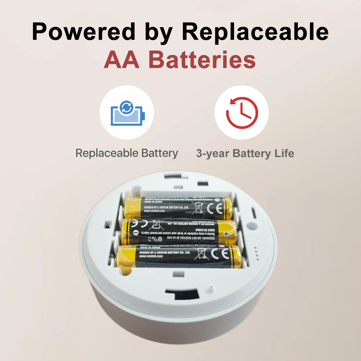 Tuya-detectores de humo Wifi, alarma de incendio inteligente, Sensor fotoeléctrico de humo, alarma de humo inalámbrica de 85dB, baterías AA, Control por aplicación Tuya