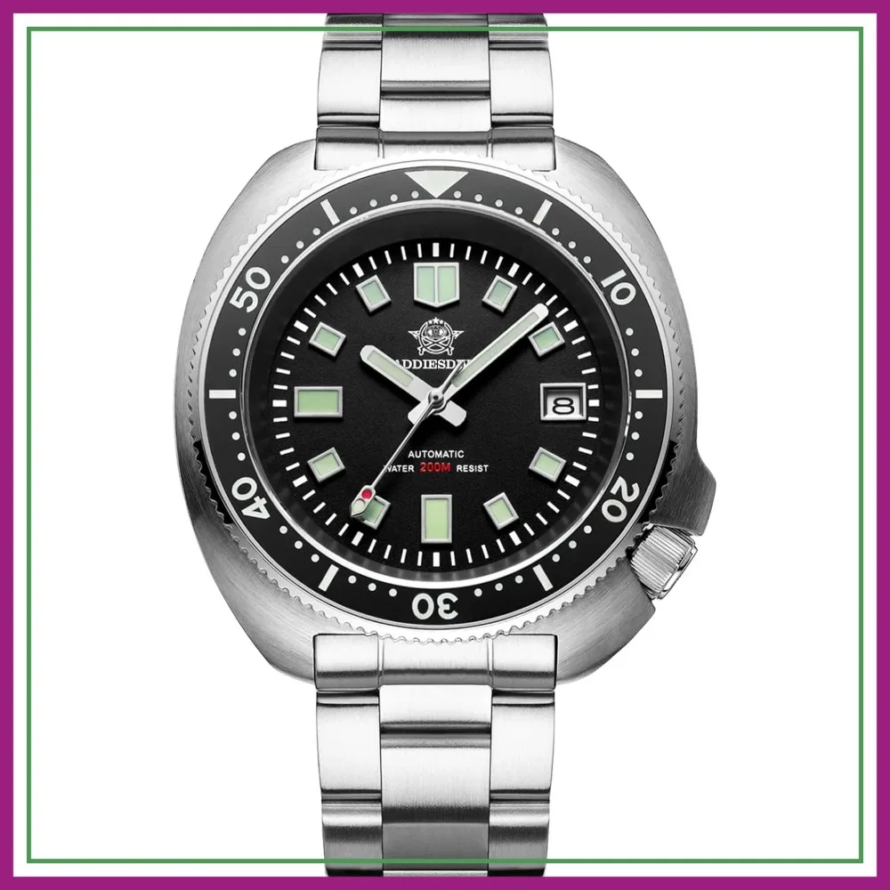 

Automatic Diver Watch 200M Mens Mechanical NH35A Luminescent Stainless Steel