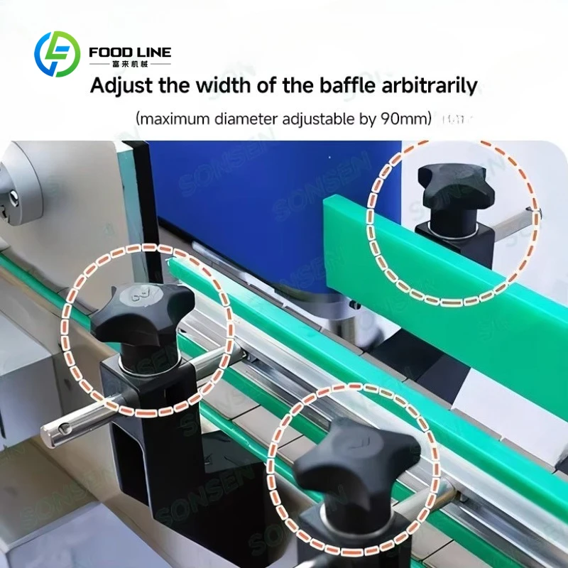 Customized Industrial Automatic Desktop Labeling Machine for Small Businesses Adhesive Label Sticker Printing