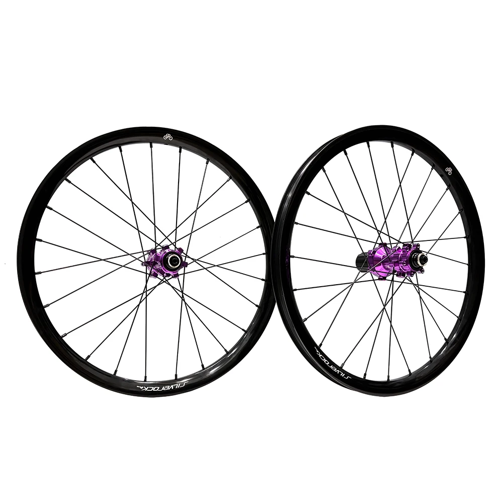 

SILVEROCK TL-21 Alloy Disc Wheels 18inch 355 20inch 406 Wide Tyre Flat Max 11Speed for K3 Plus Folding Bike MiniVelo Wheelset