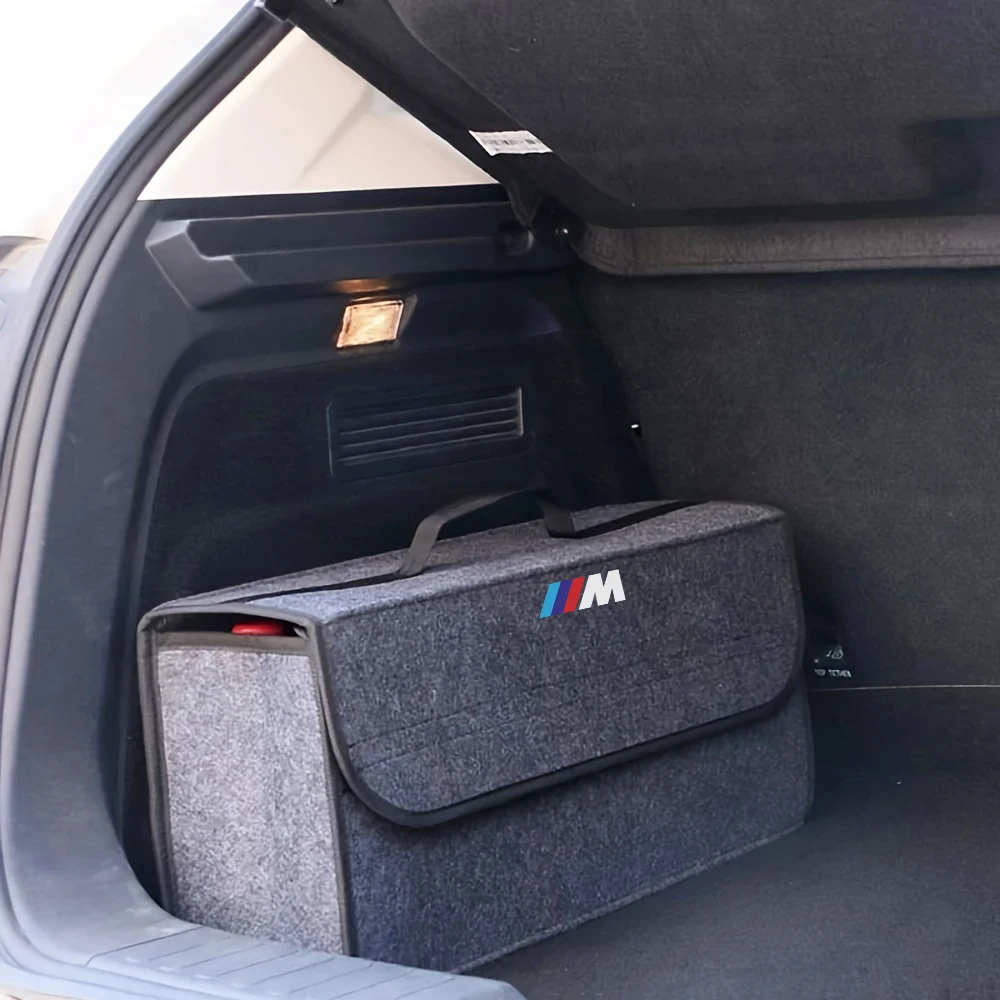 

Car Trunk Organizer Storage Box Oxford Cloth For BMW M E34 E36 E60 E90 E46 E39 E70 F10 F20 F30 X5 X6 X1 M3 M5 M6 E71 F01 F02 F87