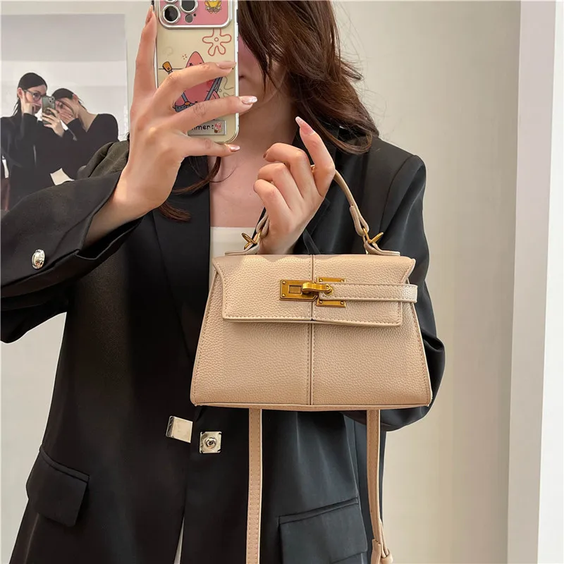 

Уникальная мини-сумка с геометрическим рисунком для женщин, роскошная трапециевидная сумка через плечо и через плечо, универсальный и устойчивый дизайнерский аксессуар