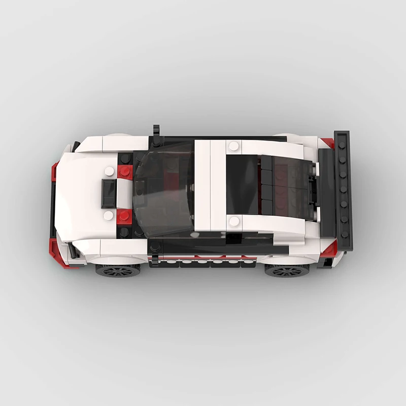 Kit di montaggio per auto da corsa MOC, modello di rally di auto fai-da-te per bambini e adulti, collezione di modellini di auto, Halloween, regalo di Natale