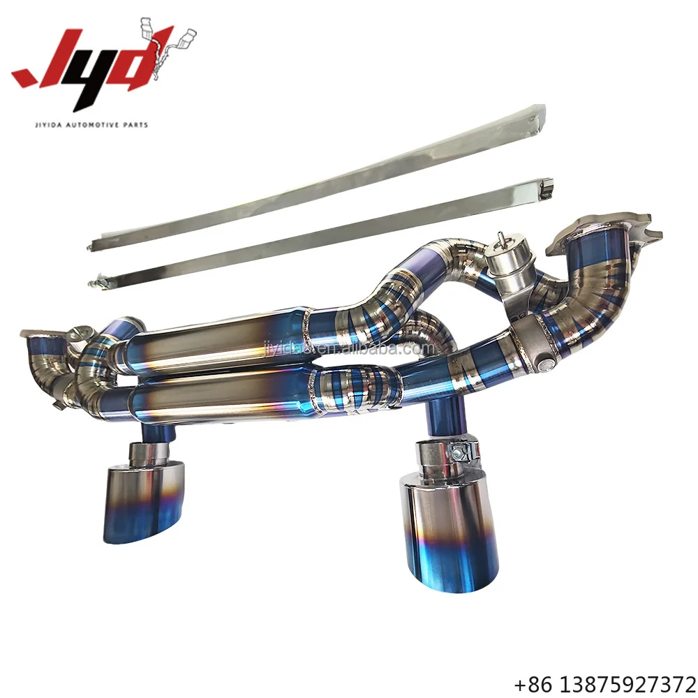 New Design Sport Full Performance Valve Exhaust Catback System for 718 GT4 4.0