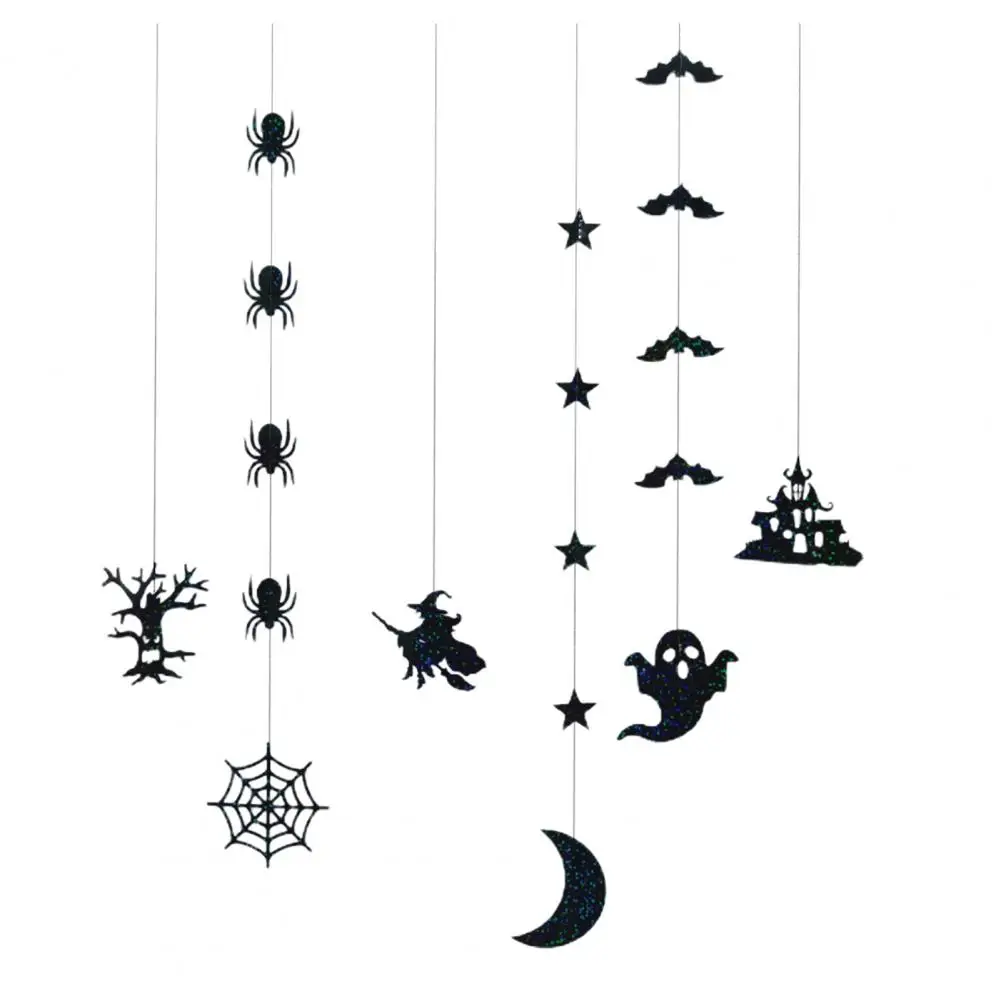 Eco-friendly Halloween Decorations Outdoor Indoor Wall Decor Party Prop Spooky Halloween Decoration Set with Bat for Indoor