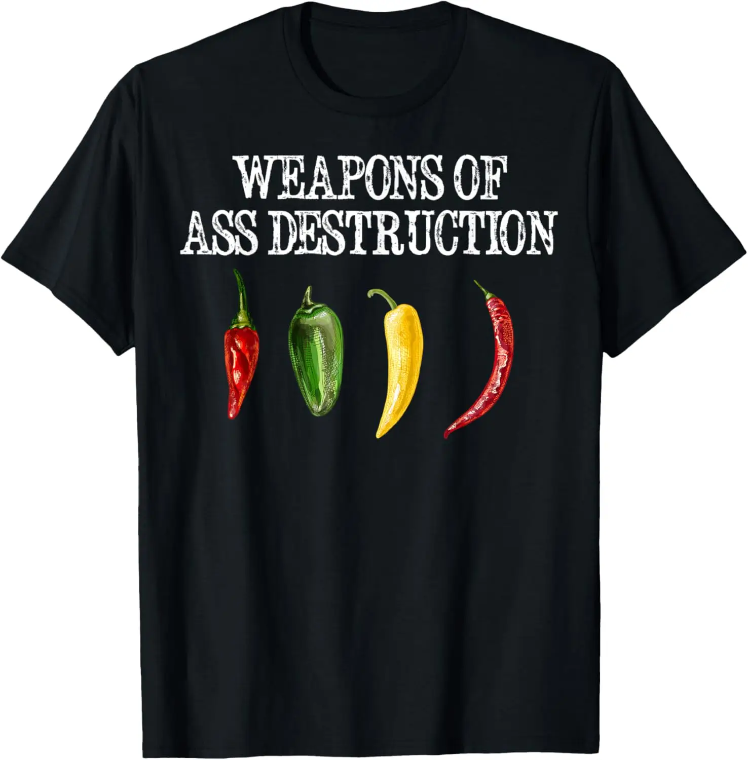 Funny Pepper Chili Head, Spicy Hot Foods T-Shirt