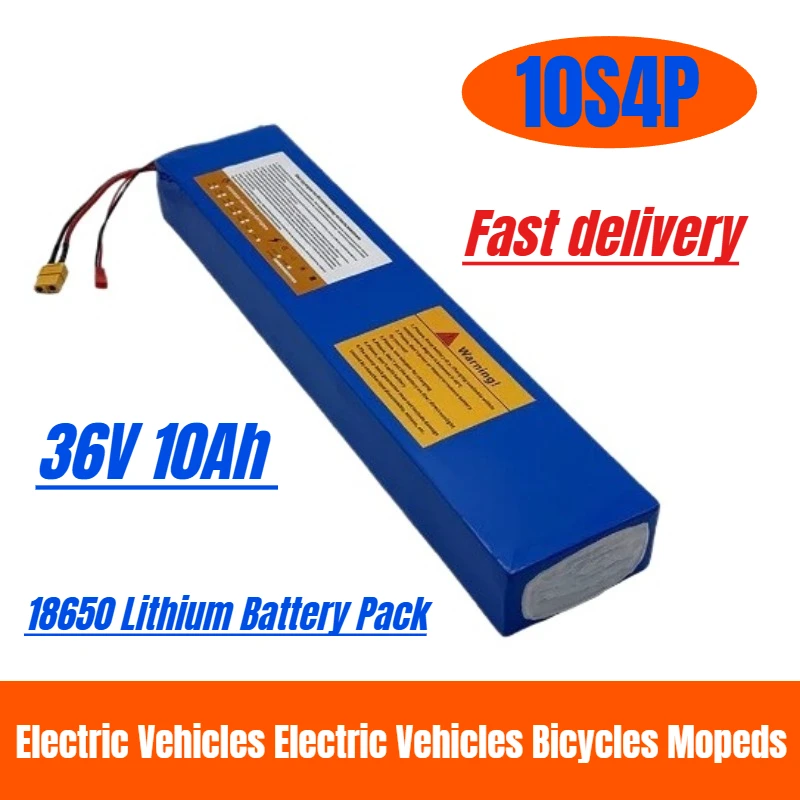 

10S4P 36V 10Ah High-power 18650 Lithium Battery Pack for Electric Vehicles Electric Vehicles Bicycles Mopeds