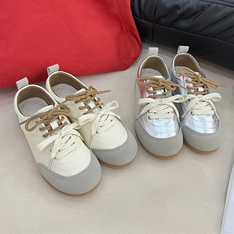 

AIYUQI Women's Flat Training Shoes 2025 New Color-block Running Female Sneakers Shoes Soft-soled Casual Shoes For Women