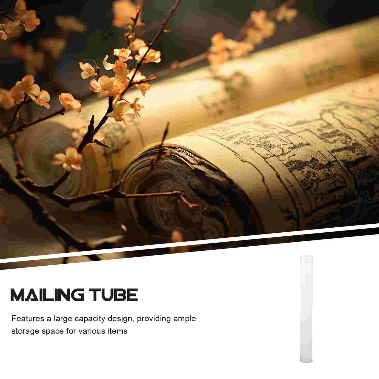 5pcs Mailing Tube 31 ซม.เอกสารหลอดโปสเตอร์ผู้ถือหลอดเอกสารการจัดส่งหลอด mailing หลอดโปสเตอร์หลอด