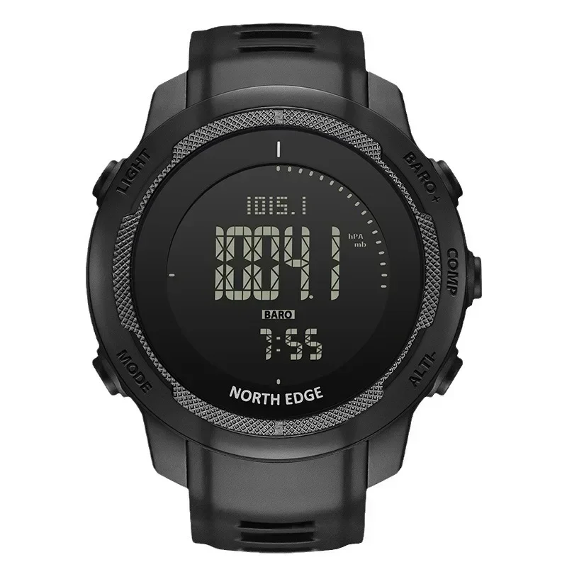 NORTH EDGE VERTICO Men Outdoor Digital Sports Watch Running Swimming Wristwatch Altimeter Barometer Compass WR50M