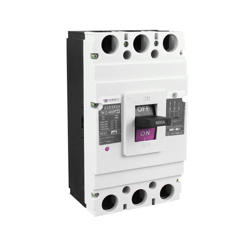 4P 800A Compact DC Moulded Case Circuit Breaker for Motor Mechanism