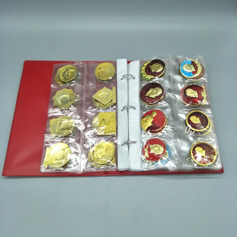 

80 комплектов красных памятных значков председателя Мао, ностальгические классические нагрудные значки, памятные значки Мао Цзедун, значок с большой головой