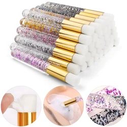 50/100PCS Eyelash Cleaning Brush Lash Shampoo Brushes Nose Pore Blackhead Remover Deep Brush For Eyelash Extensions Makeup Tools